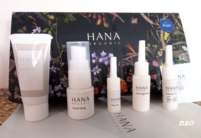 HANA ORGANIC スキンケア用品3点セット（バラ売り可） HANAオーガニック』トライアルセットをアラフィフが本音レビュー